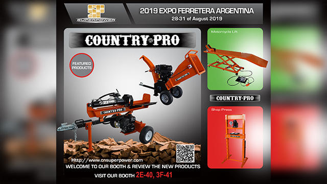 Superpower attend 2019 EXPO FERRETERA ARGENTINA during August 28th to 31st in Buenos Aires, Argentina.